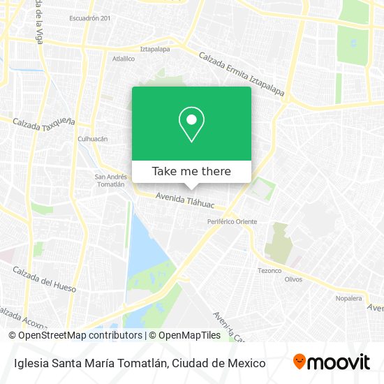 Iglesia Santa María Tomatlán map