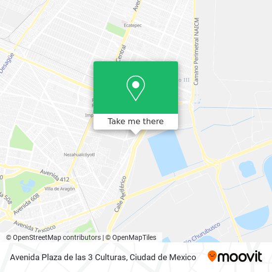 Avenida Plaza de las 3 Culturas map