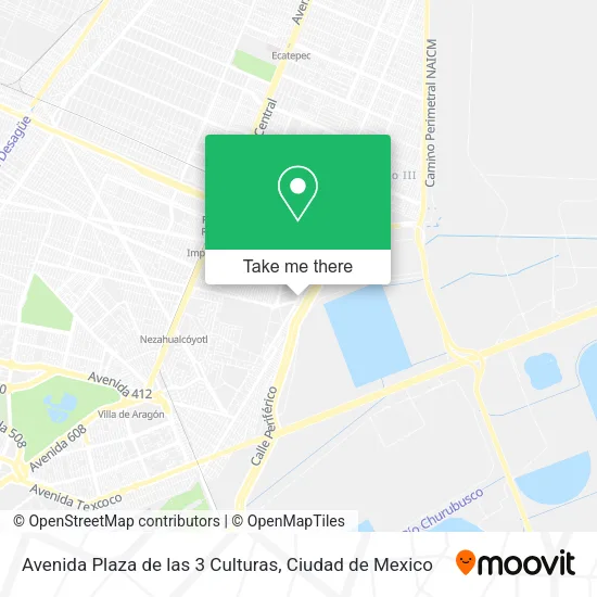 Mapa de Avenida Plaza de las 3 Culturas