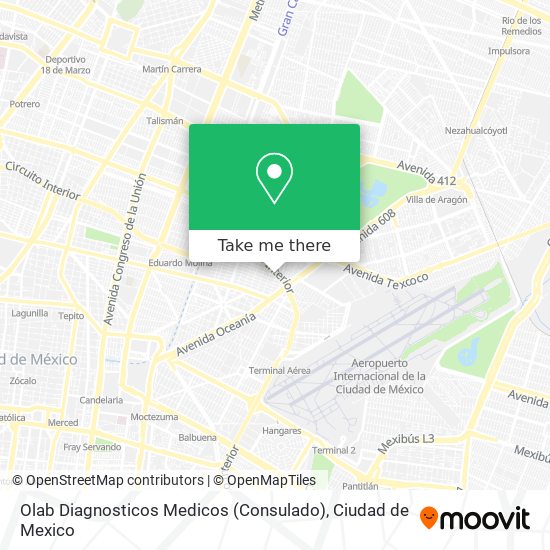 Olab Diagnosticos Medicos (Consulado) map