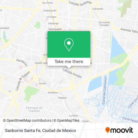 Sanborns Santa Fe map