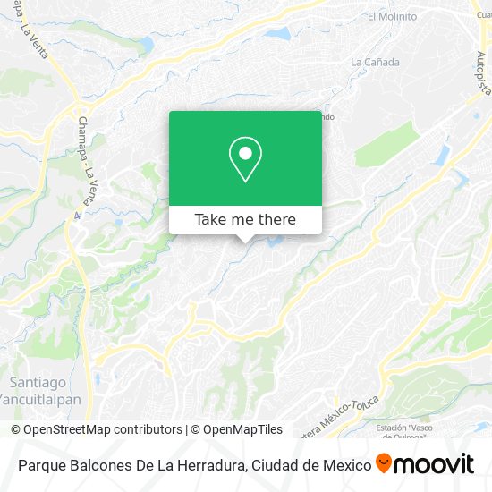 Parque Balcones De La Herradura map