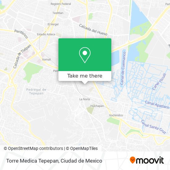 Torre Medica Tepepan map