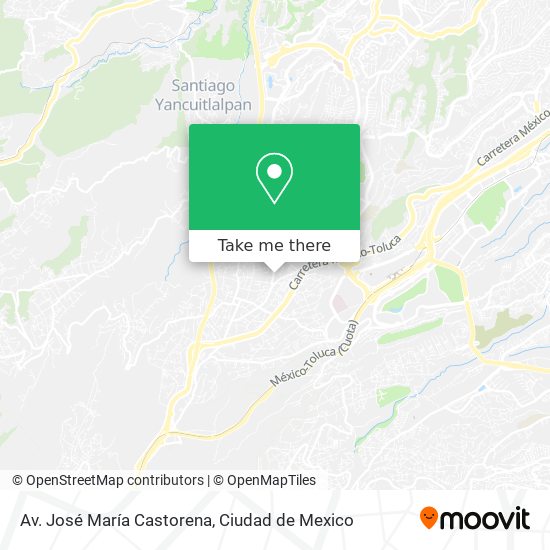 Av. José María Castorena map