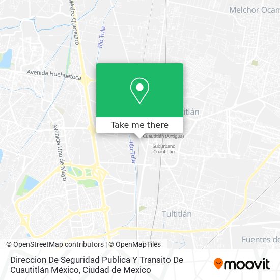 Direccion De Seguridad Publica Y Transito De Cuautitlán México map