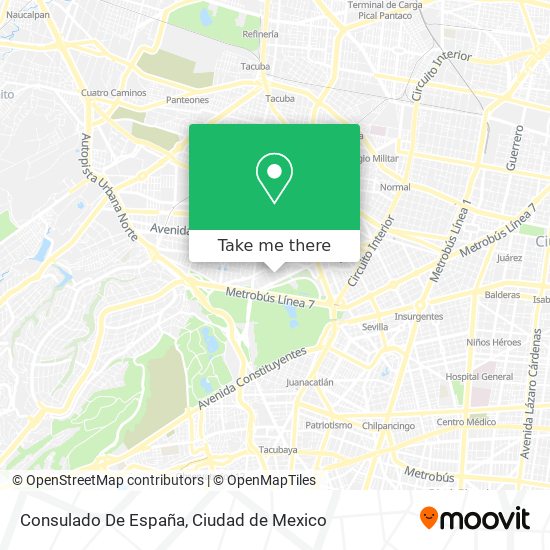 Consulado De España map