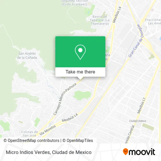 Micro Indios Verdes map
