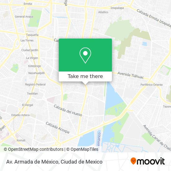 Mapa de Av. Armada de México