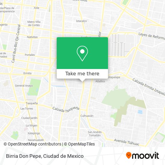 How to get to Birria Don Pepe in Benito Juárez by Bus, Metro or Train?