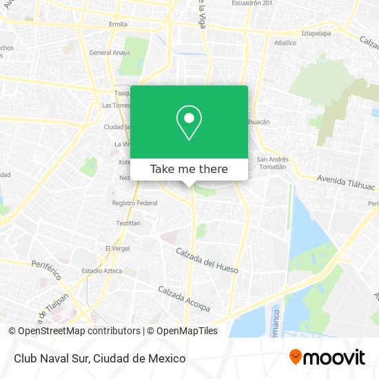 How to get to Club Naval Sur in Benito Juárez by Bus, Train or Metro?