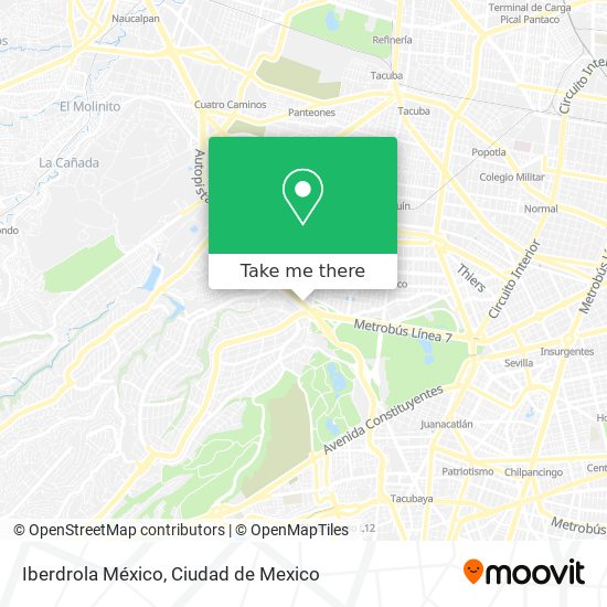 Iberdrola México map