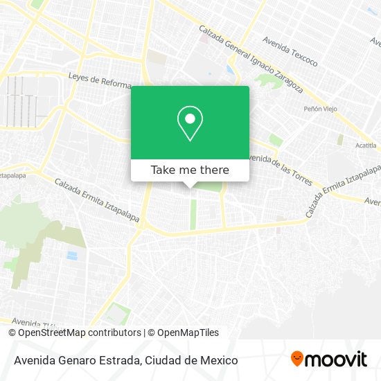 Avenida Genaro Estrada map