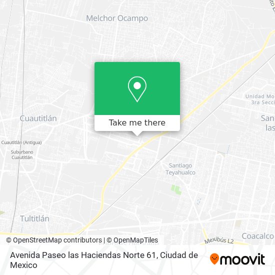 Avenida Paseo las Haciendas Norte 61 map
