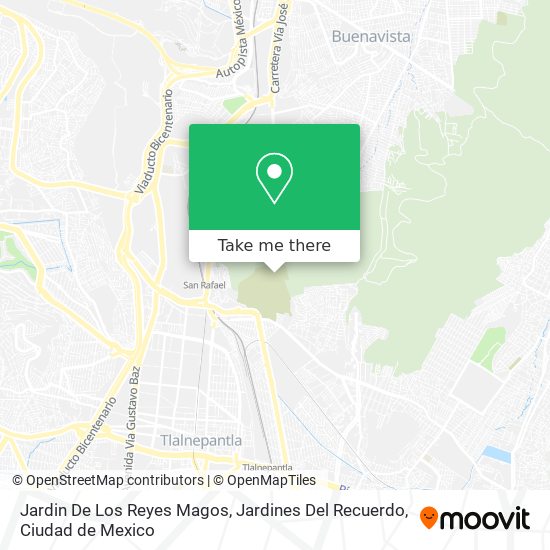 Jardin De Los Reyes Magos, Jardines Del Recuerdo map