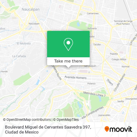 Mapa de Boulevard Miguel de Cervantes Saavedra 397