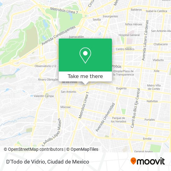 Mapa de D'Todo de Vidrio