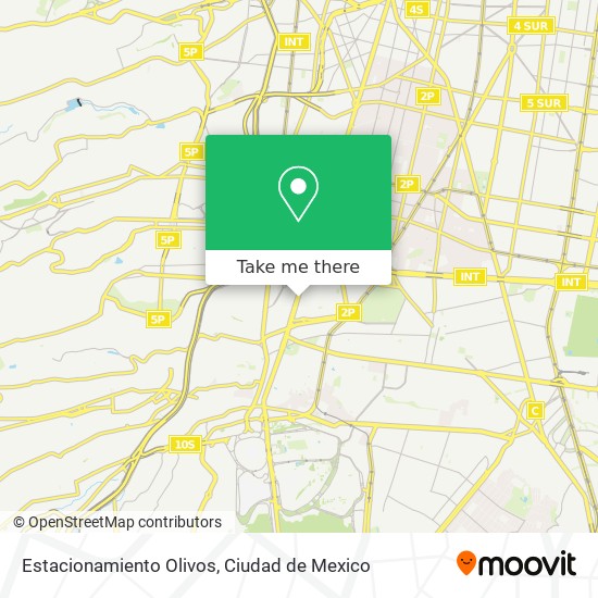 Estacionamiento Olivos map