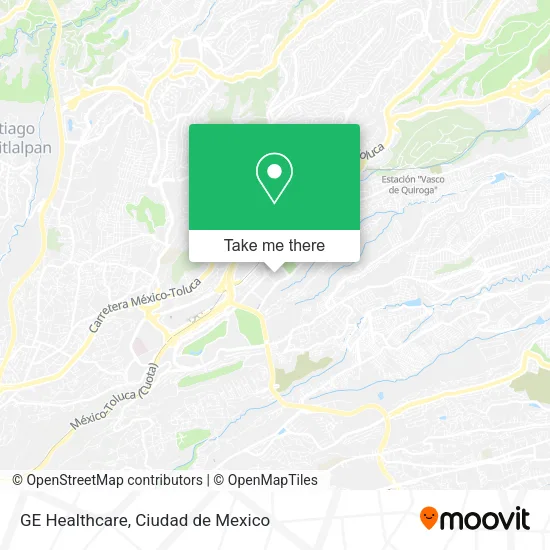 GE Healthcare map