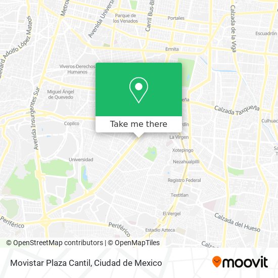 Mapa de Movistar Plaza Cantil