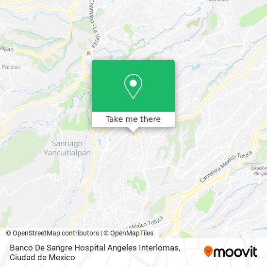 Banco De Sangre Hospital Angeles Interlomas map