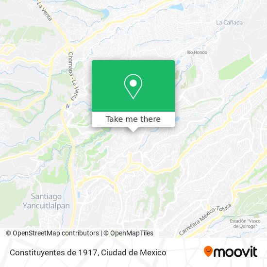 Constituyentes de 1917 map