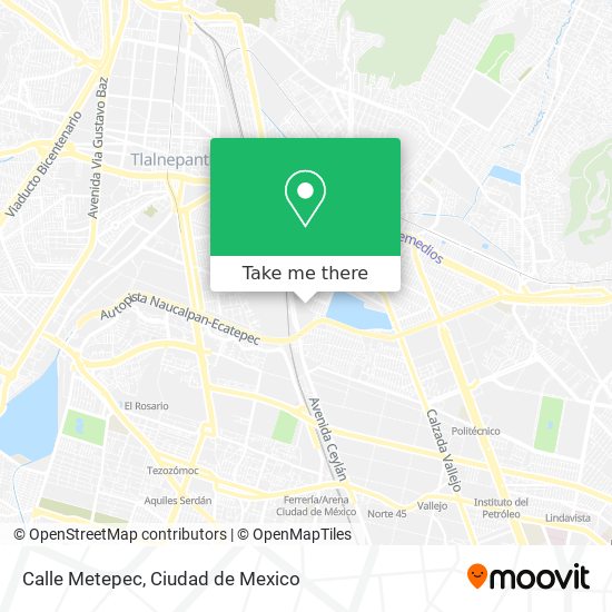 Calle Metepec map