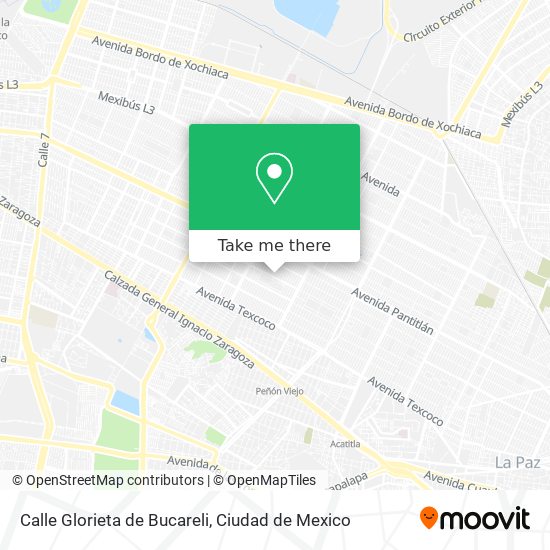 Calle Glorieta de Bucareli map