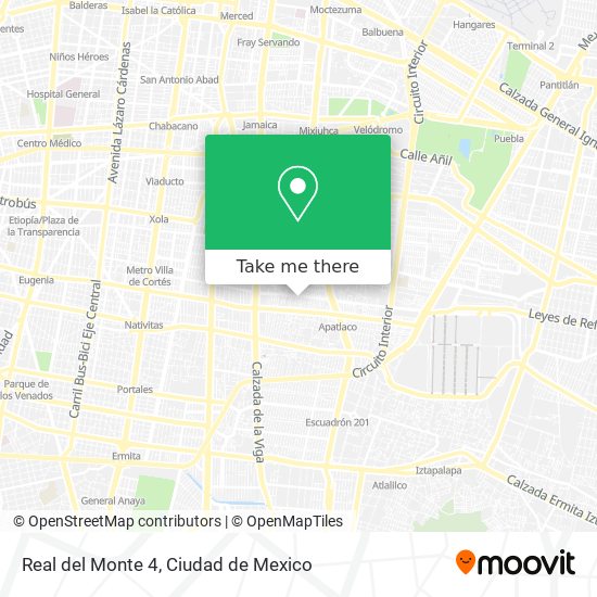 Real del Monte 4 map