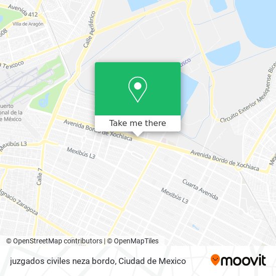 juzgados civiles neza bordo map