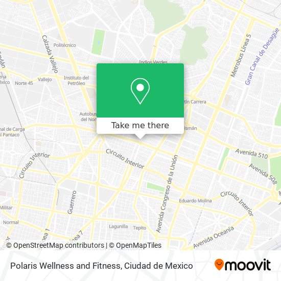 Mapa de Polaris Wellness and Fitness