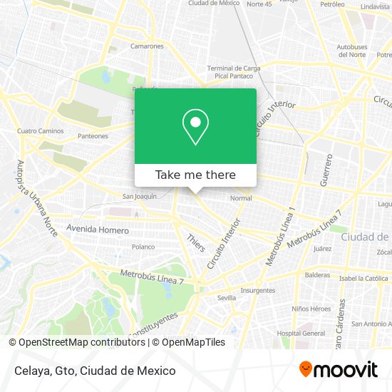 Celaya, Gto map