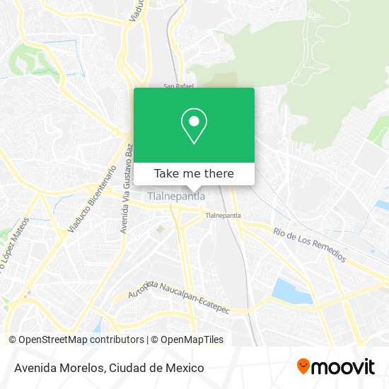 Avenida Morelos map