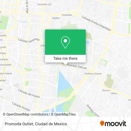 Promoda Outlet map