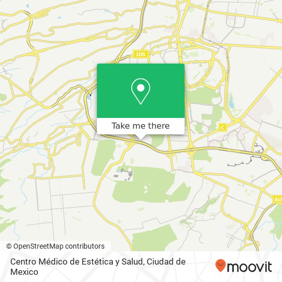 Mapa de Centro Médico de Estética y Salud