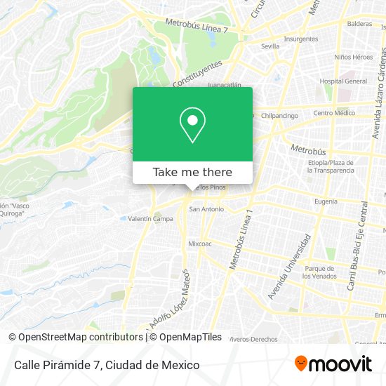 Calle Pirámide 7 map