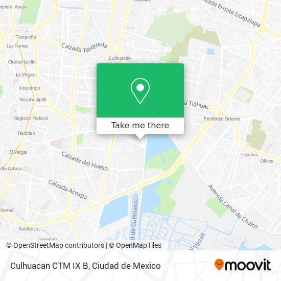 Culhuacan CTM IX B map
