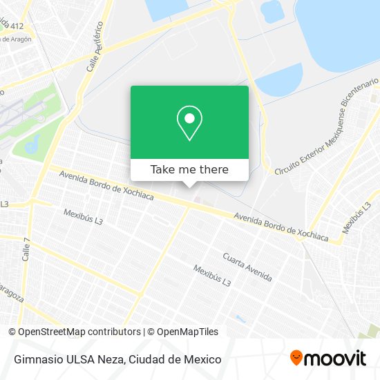 Mapa de Gimnasio ULSA Neza
