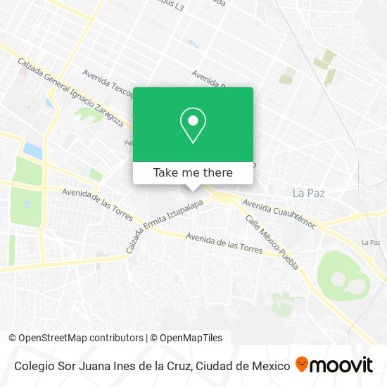 Mapa de Colegio Sor Juana Ines de la Cruz