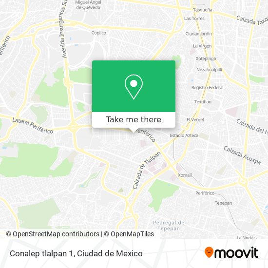 Conalep tlalpan 1 map