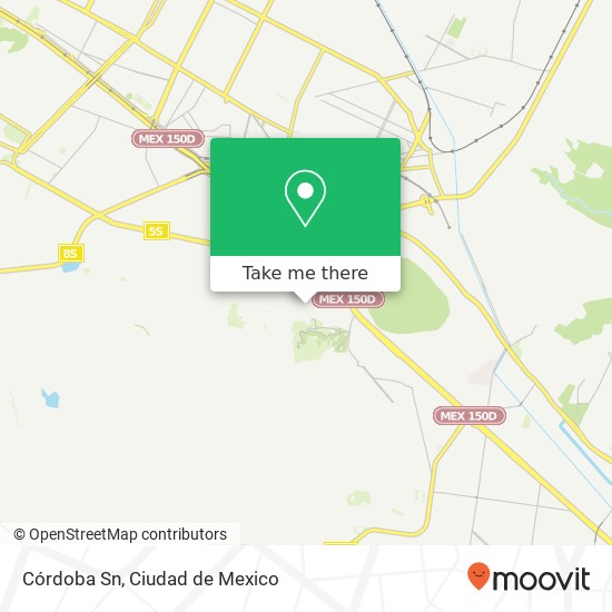 Córdoba Sn map