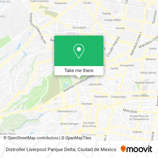 Distroller Liverpool Parque Delta map