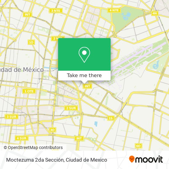 Moctezuma 2da Sección map