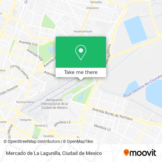Mercado de La Lagunilla map