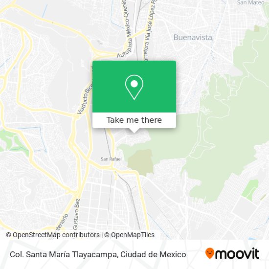 Col. Santa María Tlayacampa map