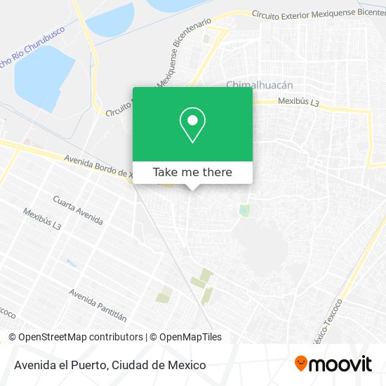 Avenida el Puerto map