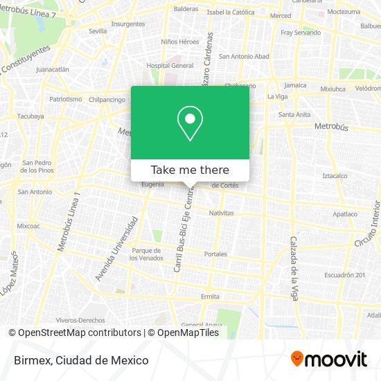 Birmex map