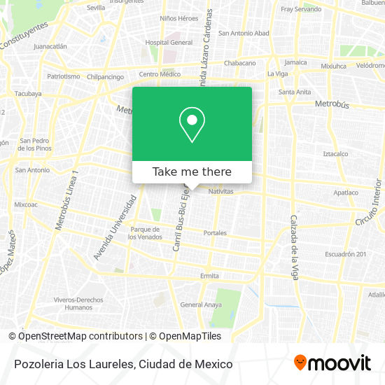 Pozoleria Los Laureles map