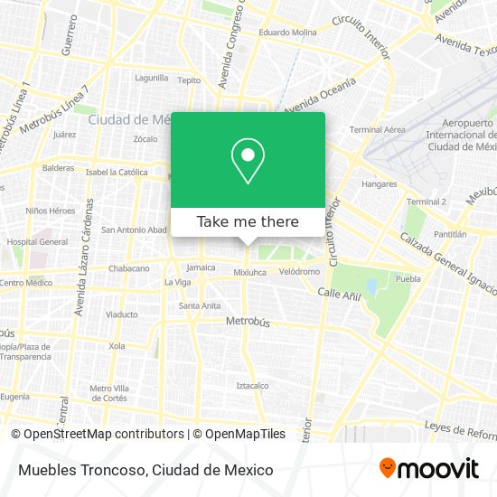 Muebles Troncoso map