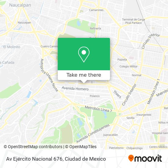 Av Ejército Nacional 676 map