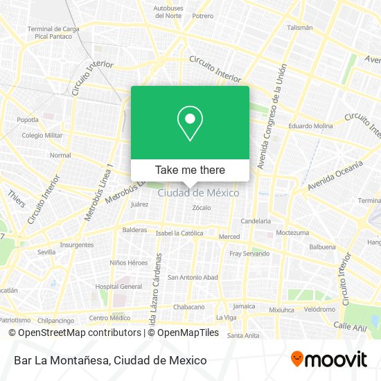 Bar La Montañesa map
